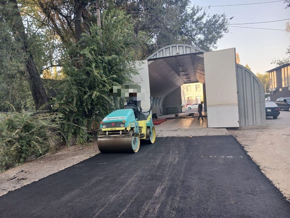 Укладка асфальта,благоустройство территории.