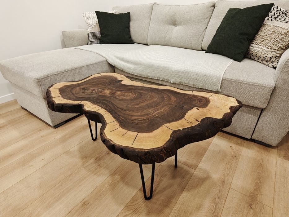 Măsuță cafea lemn de nuc