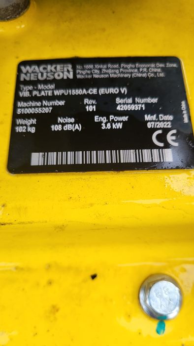 Talpa compactoare profesionala Waker Neunson