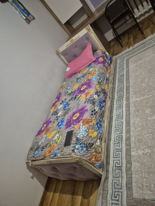 2 кровать матрасымен