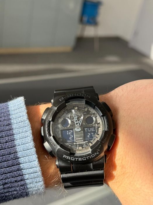 Мъжки часовник Casio G-Shock GA-100CF-1AER – Camouflage Limited.