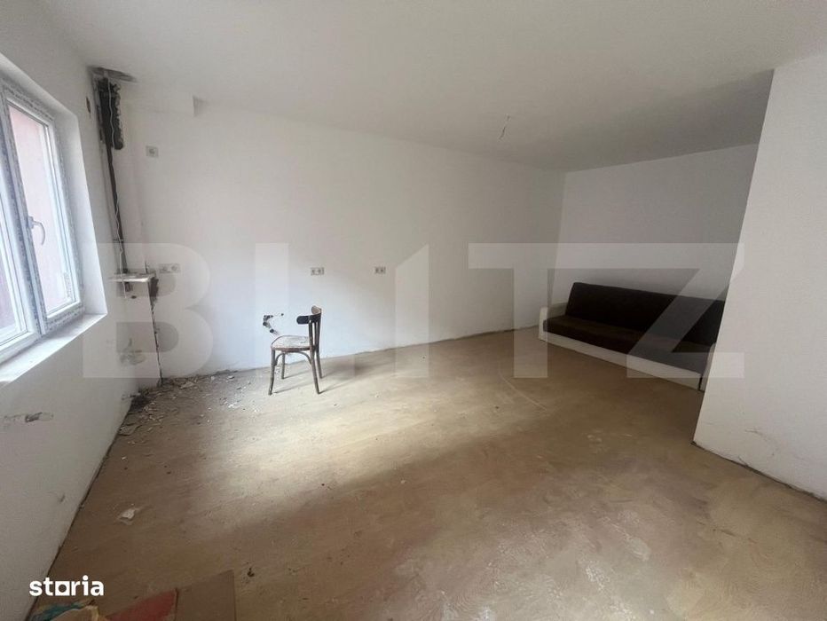 Apartament cu 2 camere, 57 mp, semifinisat, zona Piata Decebal — fotografia 3