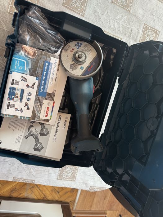 Акумолаторен ъглошлайф bosch  gws 18v 15sc