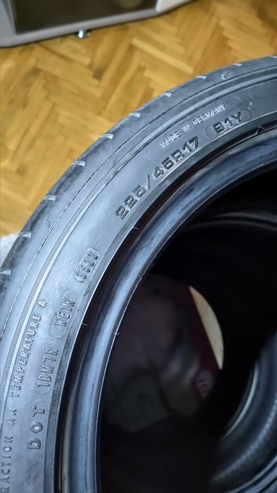4 Anvelope Goodyear eagle f1 225 45 R17 ,  2022, 5,6 mm