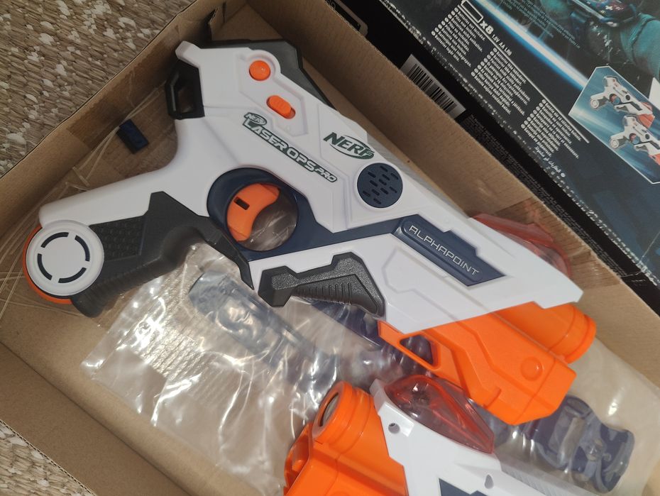 Nerf пистолеты лазерные