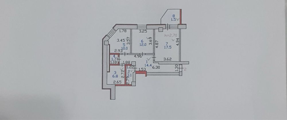 Продам 2 ком квартиру