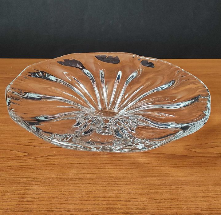 Голяма тежка кристална купа/фруктиера