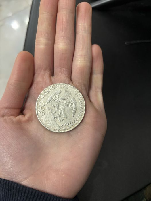 Колекционерка мексиканса монета 1882г