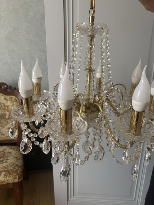 Продам чешскую люстру Богема