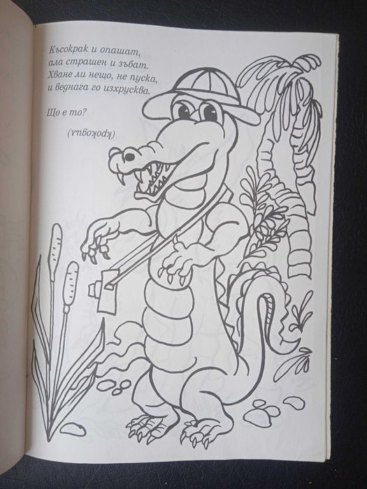 Оцвети и отгатни! (книжка от 90-те год. за оцветяване и текст в рими)