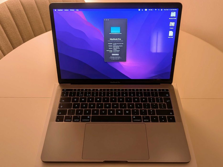 MacBook Pro 13 2017 Retina i5 2,3 GHz, 8 GB, SSD 256 Stare Foarte Buna