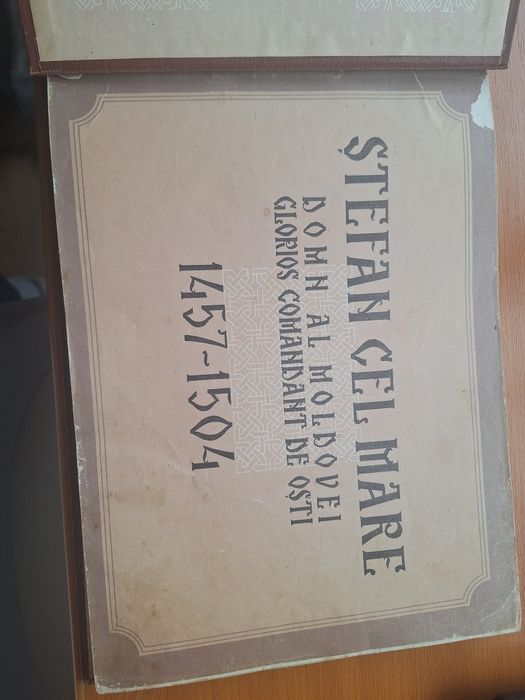 Carte veche de istorie lui Stefan Cel Mare