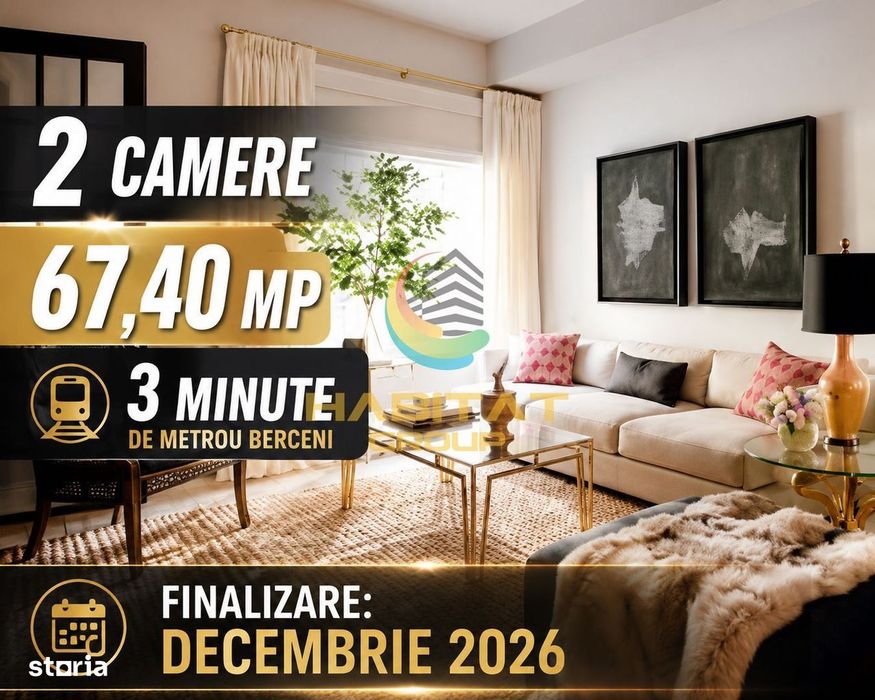 Vanzrea Apartament 2 camere | Popești Leordeni | Biruinței