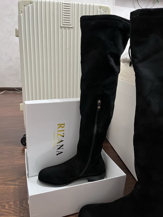 Ботфорты новые с мехом внутри