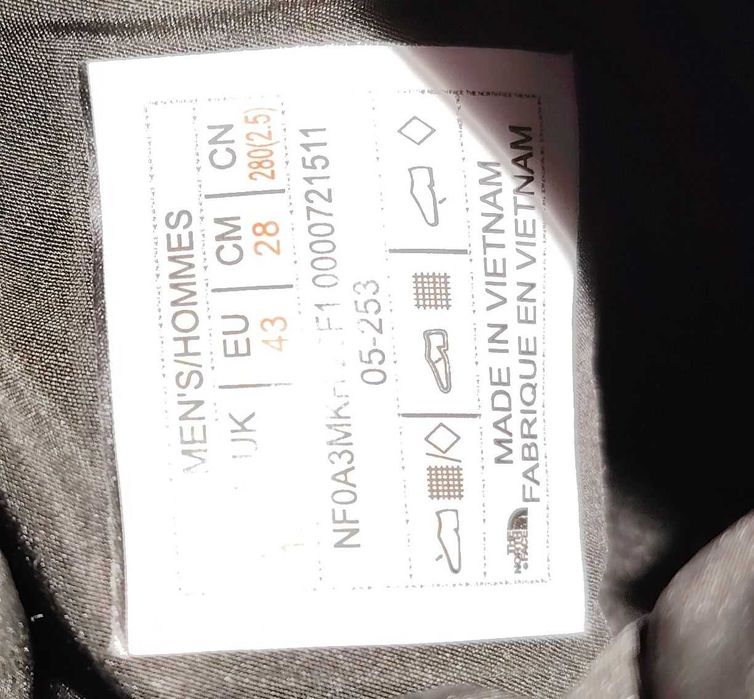 Мужская обувь 
Тапочки 44 размер Угги, валенки, дутики The North Face