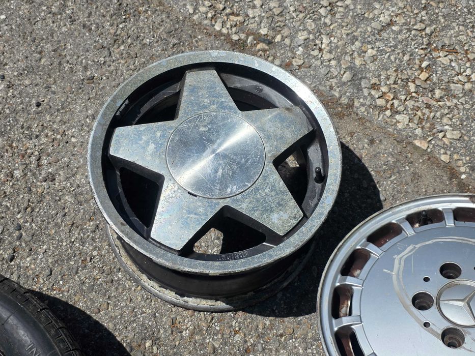 Лети джанти за Mercedes 15" 5x112 (W201 / W124) - 6Jx15 ET49 и Резервна гума патерица за 155/70/R17 110M Mercedes 2194000002