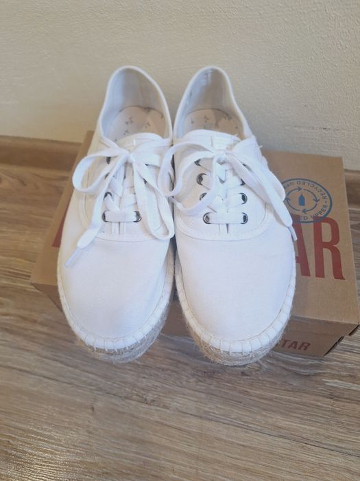 Дамски бели еспадрили