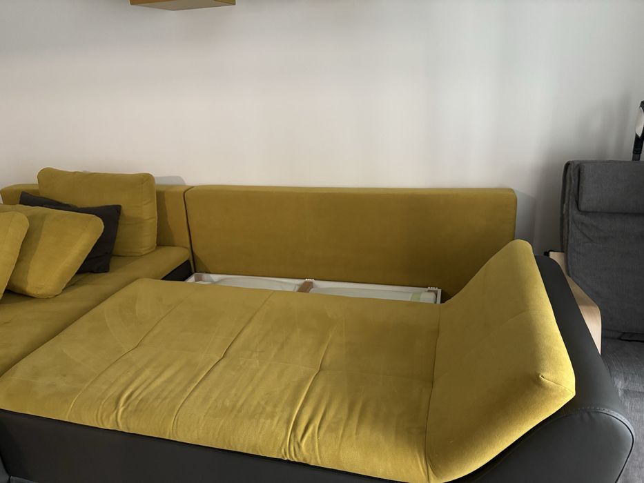 Colțar Extensibil cu lada de depozitare, variante stânga 280x180x70 cm