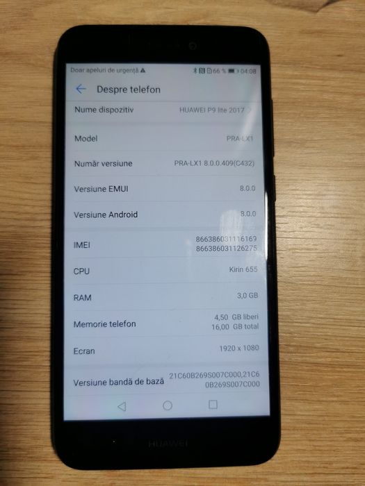 Huawei P9 lite 2017 stare f buna