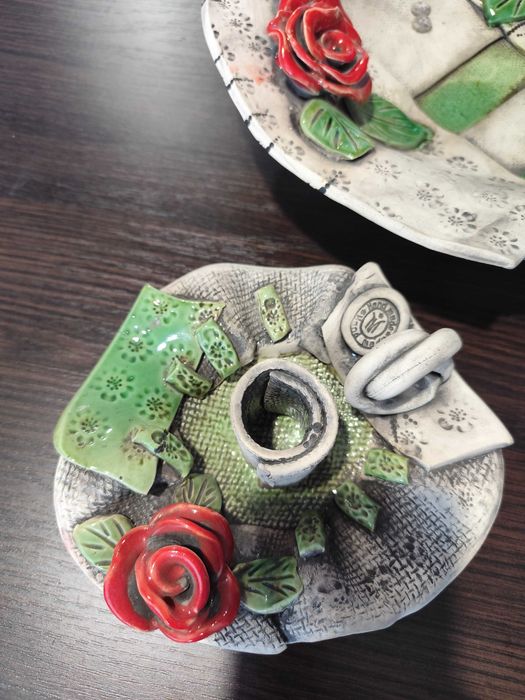 Красив сервиз ръчна изработка