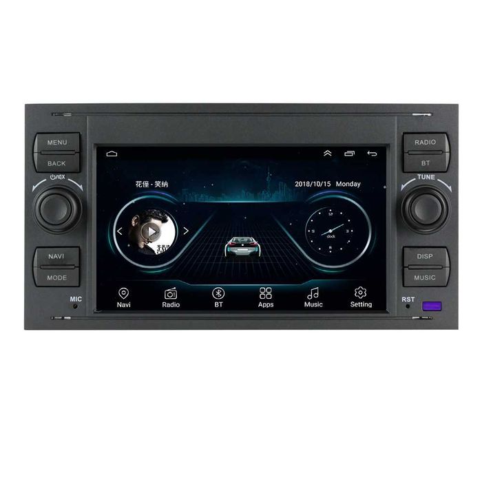 Navigatie Android 14 FORD Ford C Max Mondeo Kuga Fiesta CarPlay CAMERA