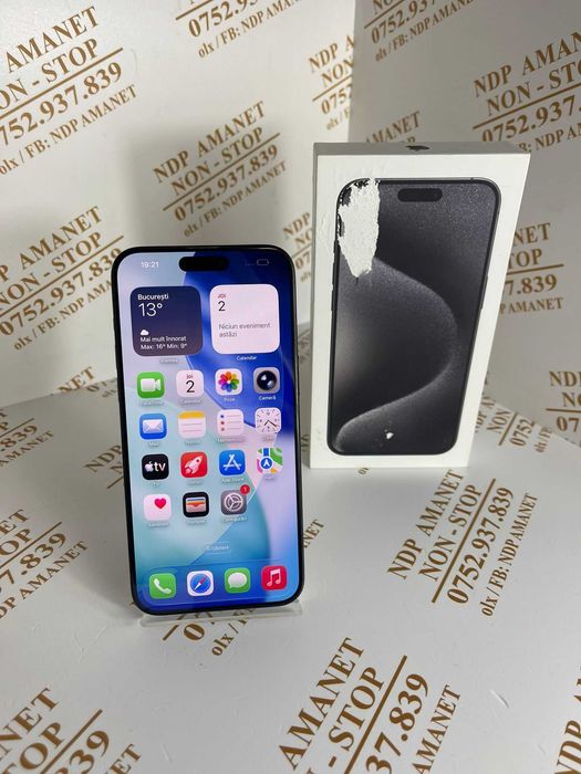 NDP Amanet NON-STOP Bld.Iuliu Maniu 69 IPHONE 15 PRO MAX (52555)