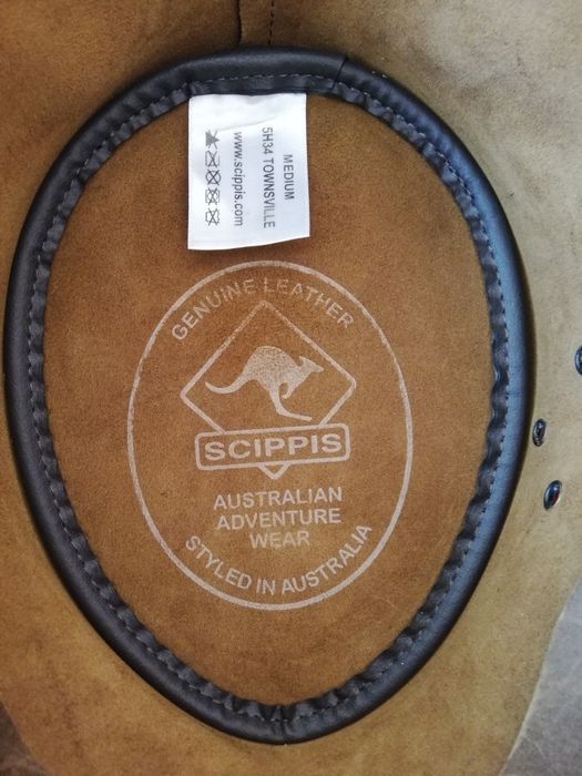 Pălărie piele naturala Australia Scippis mărimea 56