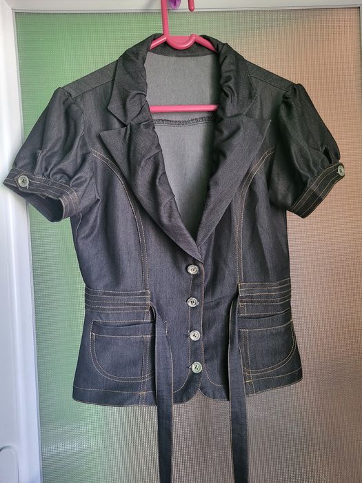 Sacou denim marime S