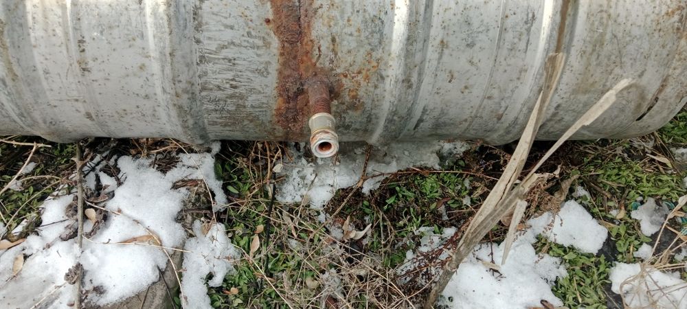 Душ бочка уличный