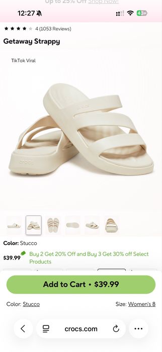 Crocs Getaway strappy