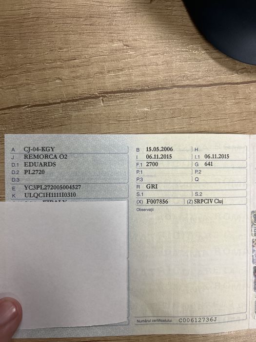 Remorca Platforma O2 Eduards