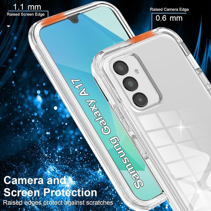 Прозрачен 360° Градуса Кейс Samsung Galaxy A17