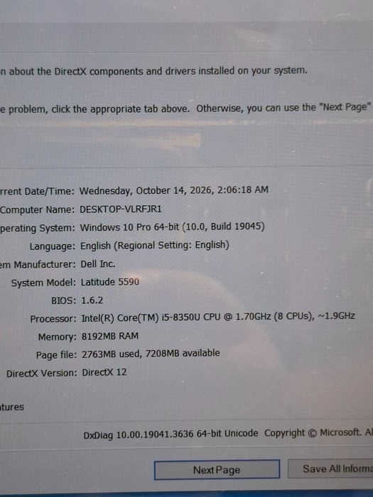 Laptop Dell cu touchscreen si i5 generatia a 8 a