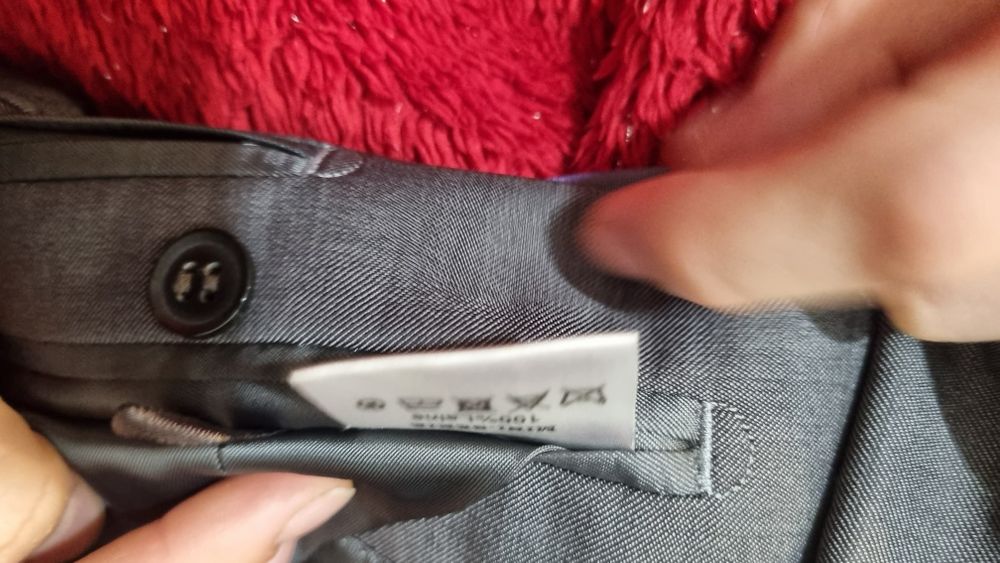 Costum bărbătesc slim ocazie Gri Albastrui