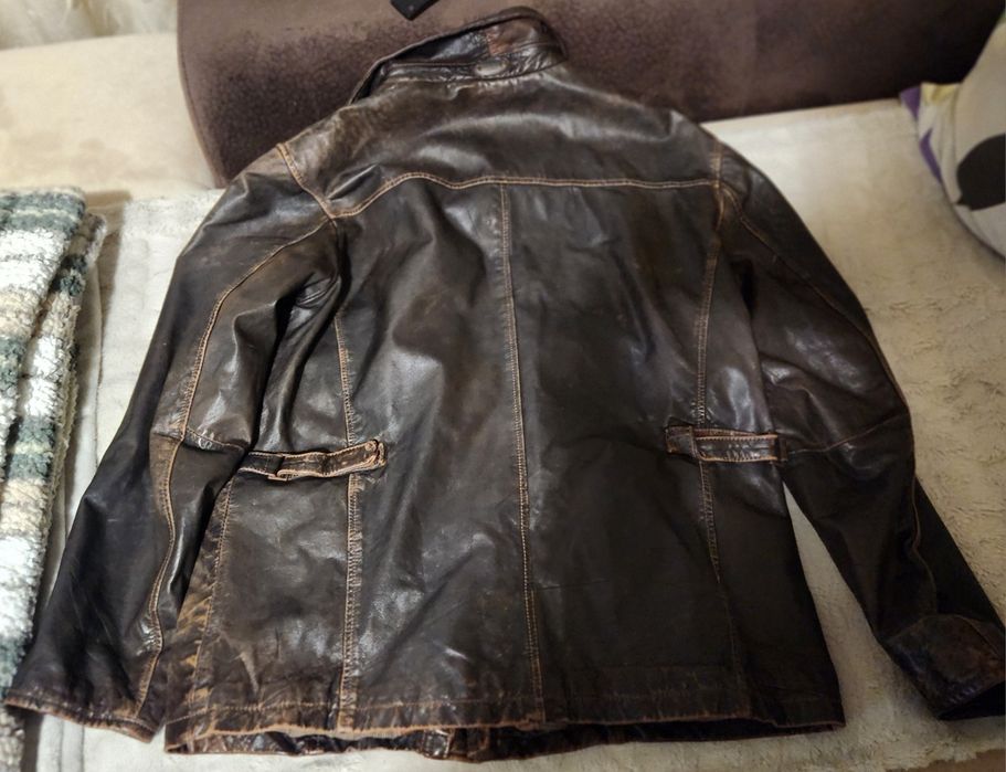 Оригинално кожено яке Traper wear номер 50.