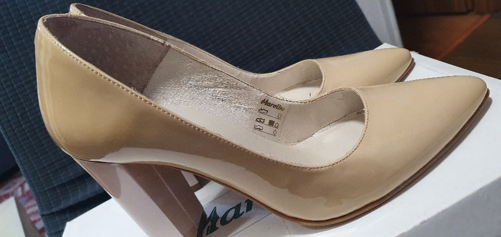 Pantofi piele naturala marelbo