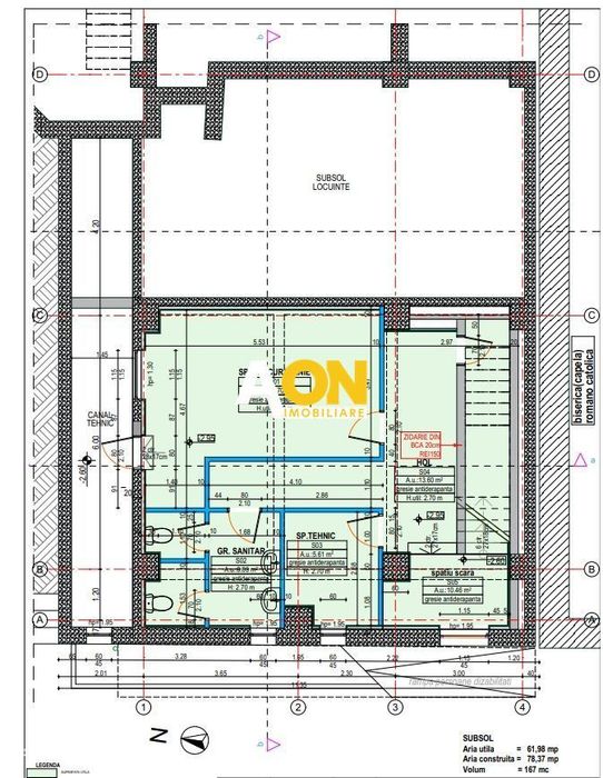 Spatiu ultracentral, 272 mp, S+P+1E ideal pentru birouri, clinica