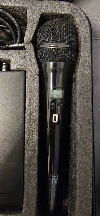 Sistem 2x microfoane fara fir UHF wireless