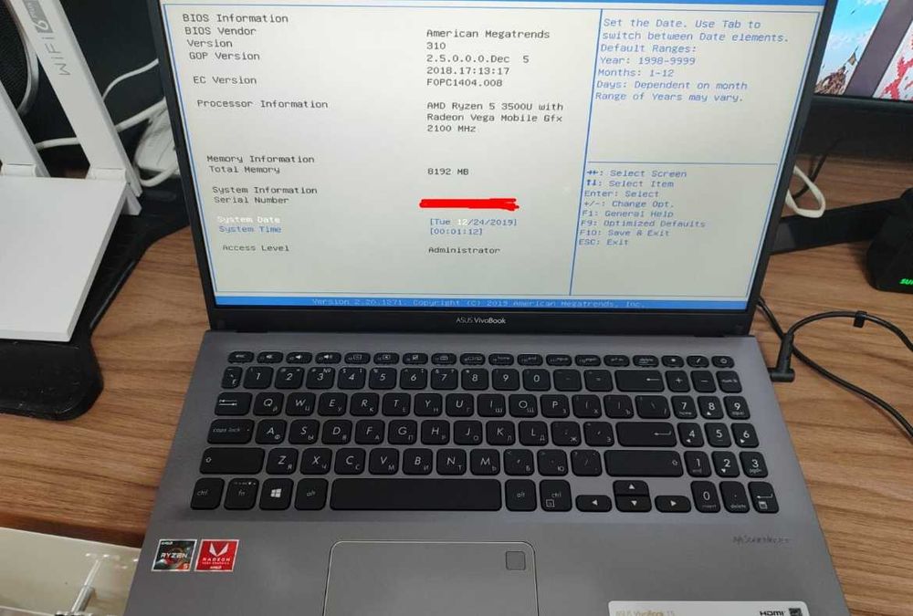 Новый ноутбук Asus
