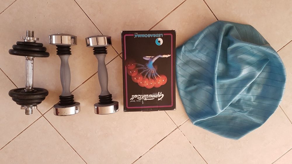 Bete elastice gimnastica si gantera greutate fitness