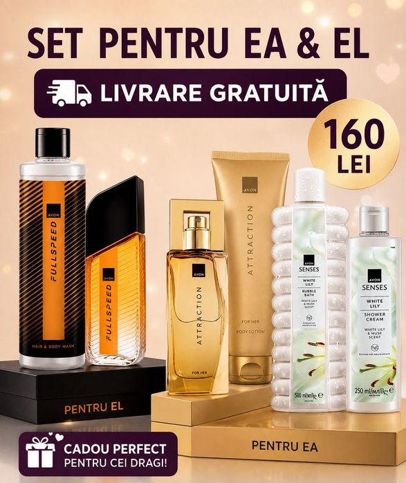 Oferte speciale parfumuri,geluri dush , seturi Avon
