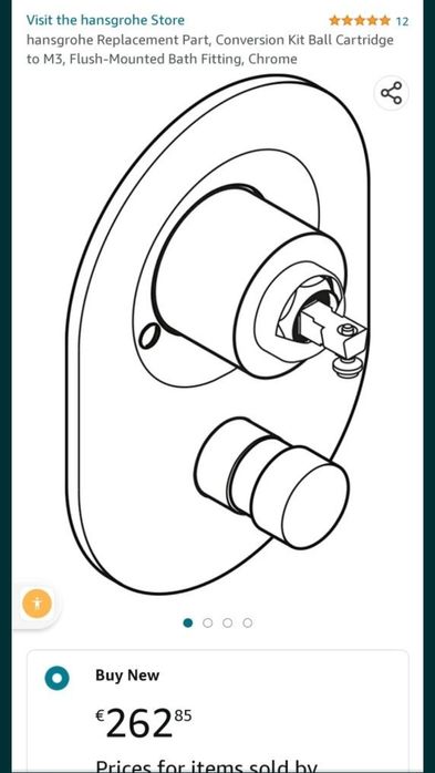 Marca hansgrohe 
Tip de finisare Crom Material ceramică