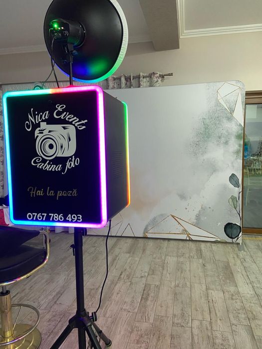 Cabina foto/fum greu/baloane cu fum/aranjamente/artificii