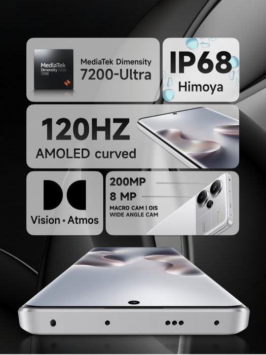 REDMI NOT 13 PRO + 5 G / Holati ideal 1 oy bomagan olinganiga 12 / 512