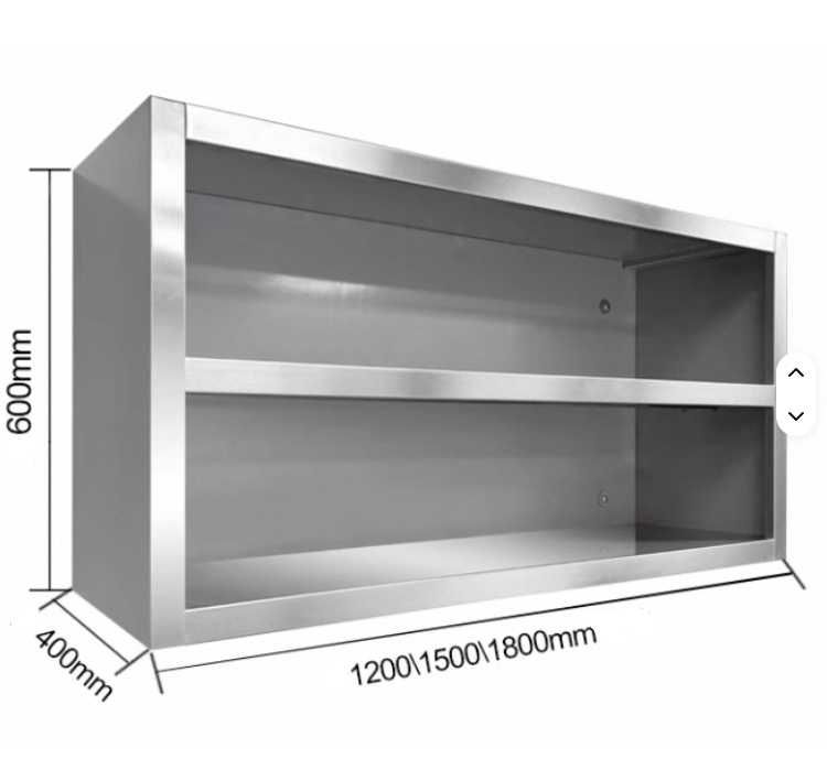 Dulap inox suspendat demontabil cu 2 usi glisante,1200x400x600mm