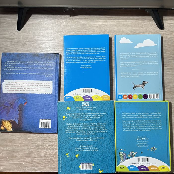 Pachet cărți copii – Arthur, David Walliams, stare foarte bună