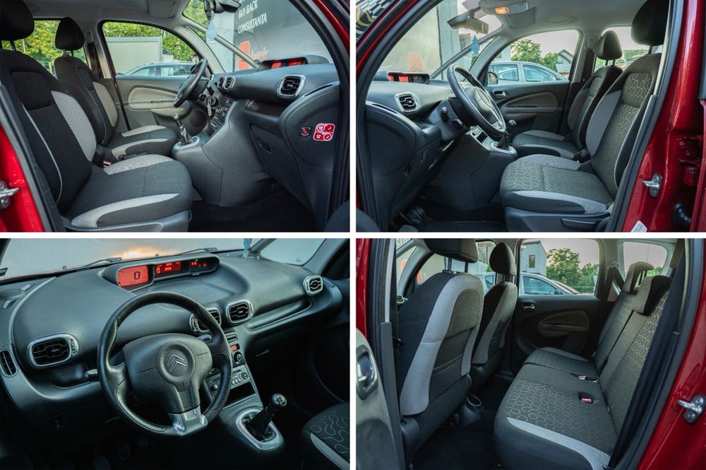 Citroen C3 picasso - 2013 - euro 5 - dublu climatronic - senzori - scaune incalzite - geamuri electrice - carlig - auto recent adus in tara !!!