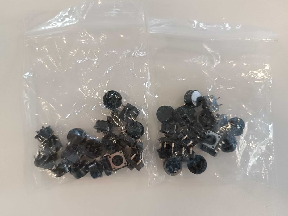 Set comutatoare si butoane tactile, 260 bucati, electronica DIY