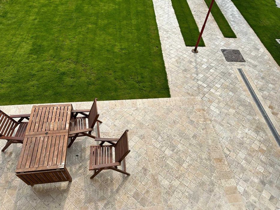 Travertin/Placi Travertin/Pavaj Travertin Cream Silver 15,2x15,2x3 cm