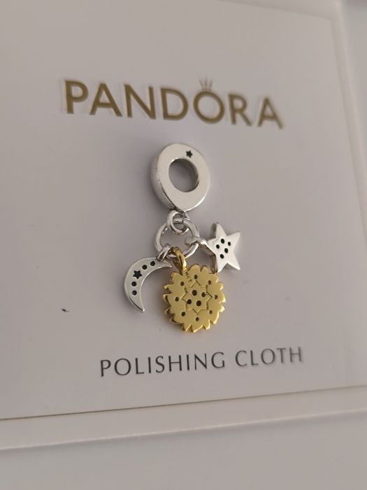 Charm Pandora Luna soare și stea